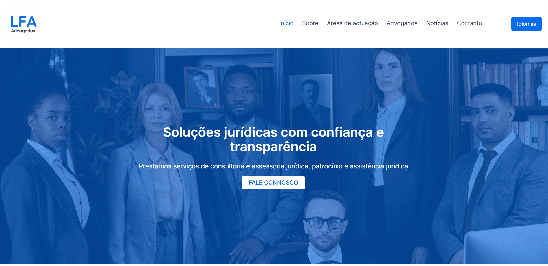 Website LFA Advogados